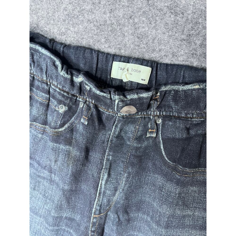 Rag & Bone rb Miramar Jogger Sweatpants Jeans Blue Elastic Waist Ankle Size M - Picture 7 of 13